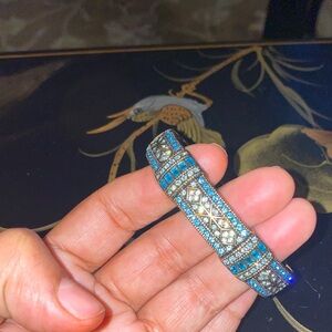 Heidi Daus Blue and Silver Bracelet size 7